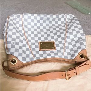 Authentic Louis Vuitton Damier Azur Galleria Pm
